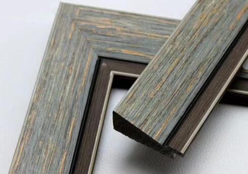 Emuledo blue rustic w/ gold frame for canvas art, Made of Polystyrene,Fit for 0.1-1 inch canvas depth.Arrives unassembled.Frame kit Only, No Acrylic or Backing Included.Frame for canvas size 16X20 in Kuwait