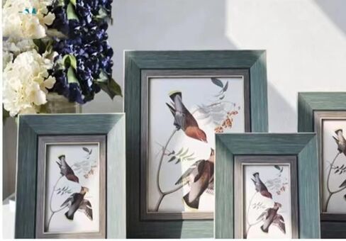 Emuledo blue rustic w/ gold frame for canvas art, Made of Polystyrene,Fit for 0.1-1 inch canvas depth.Arrives unassembled.Frame kit Only, No Acrylic or Backing Included.Frame for canvas size 16X20 in Kuwait