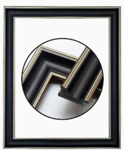 Emuledo blue rustic w/ gold frame for canvas art, Made of Polystyrene,Fit for 0.1-1 inch canvas depth.Arrives unassembled.Frame kit Only, No Acrylic or Backing Included.Frame for canvas size 16X20 in Kuwait