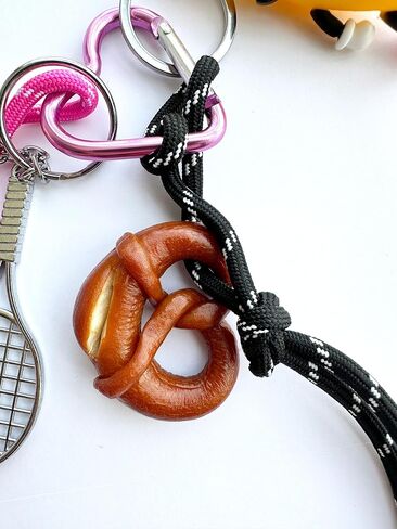 Nylon Rope Keychain Tennis Keychain Leisure Sports Style Charms Rope Bag Charm For Handbag Backpack in Saudi Arabia