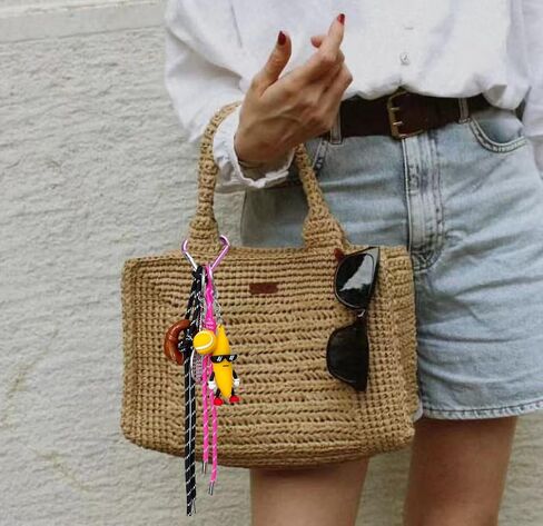 Nylon Rope Keychain Tennis Keychain Leisure Sports Style Charms Rope Bag Charm For Handbag Backpack in Saudi Arabia