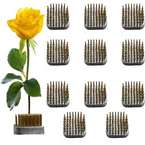 Flower Frog Holder,1.2Inch Square Flower Arrangement Kenzan Japanese Pin Frogs for Flowers Fixation and Decoration,Art of Flower Arrangement