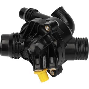 IRONTEK 11537601158 Engine Coolant Thermostat Housing Assembly for 2013 for BMW 135is, 2011-2013 for BMW 135i/335i/335i xDrive, 2013-2015 X1, 2011-2013 X5, 2011-2014 X6, Replaces 11537550172 902-5155