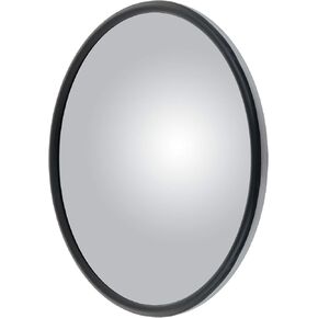 Retrac 604798 8-Inch Stainless Steel Offset-Mount Convex Mirror Head with Plastic Ball Stud, Universal Driver or Passenger Side