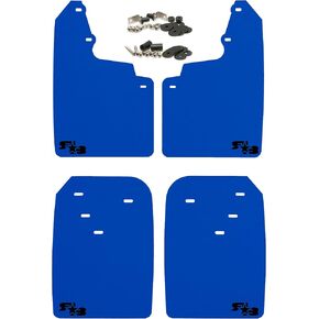 Rokblokz Mud Flaps for Toyota Tacoma - Fits 2016-2023 Model Years - Multiple Colors Available - Set of 4 - Includes Hardware and Detailed Instructions (Extra Large, Black with Black Logo)