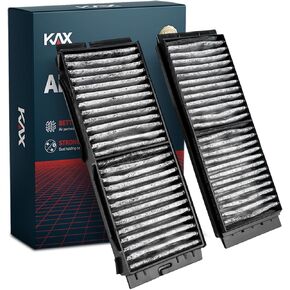 KAX Cabin Air Filter, CF11672 Replacement for Mazda 3 2010 2011 2012 2013, w/Activated Carbon Passenger Compartment Air Filter, Filter Up Dust Pollen