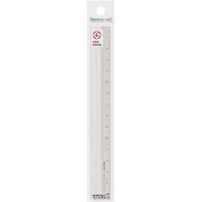 Midori Aluminium Ruler 15cm Silver (42255006)