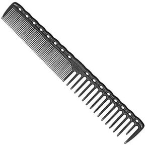 YS PARK FINE CUTTING COMB WIDE - WHITE