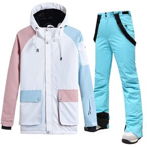 Women's Waterproof Ski Jacket Snowboard Mountain Coat Windproof Winter Warm Snow Rain Coat