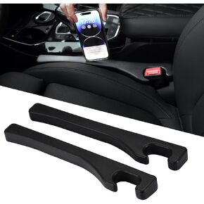 Hanhee Car Seat Gap Filler 2 Pack, Car Seat Gap Filler Blocker Universal Fit Organizer Car SUV Fill Gaps Between Seat and Console Stop Things Dropping