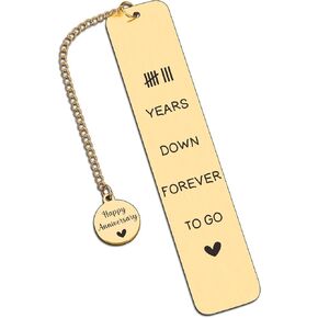 8th Anniversary Bronze Gifts for Him Her Couple 8 Year Anniversary Wedding Gifts for Women Men Couple Husband Wife Anniversary Birthday Christmas Gifts for Women Men Her Anniversary Present Bookmark