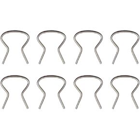 8PCS Car Window Handle Crank Retainer Clip, 76980 Car Door Handle Metal Retaining Clip, Universal Fit for Most Vehicles