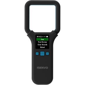AR190E Bluethooth Pet Microchip Scanner, Wireless Handheld RFID Animal Reader, 134.2kHz Pet Chip Scanner with OLED Display Animal Tag Reader EMID FDX-B(ISO11784/11785)