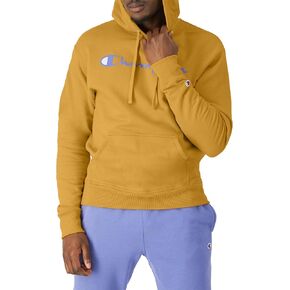 Champion Men's Powerblend Fleece Hoodie, Script