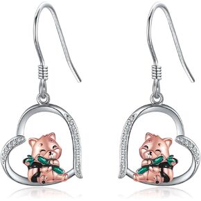 Luna Moth Earrings S925 Sterling Silver Dangle Death Moth Earrings Enamel Jewelry For Women Girls