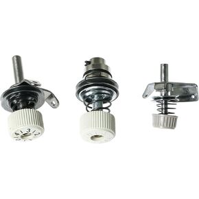 RLECS 3PCS Thread Tension Assembly Stainless Steel Sew Spring Parts Industrial Sewing Machine Thread Tension Regulator Assembly Sew Machine Accessory