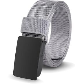 AWAYTR Nylon Golf Belt for Boys -Kids Baseball Belt with Metal Buckle Youth Tactical Belts for Softball Jeans