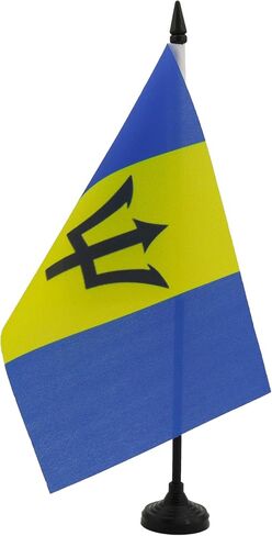 علم طاولة غوام من AZ FLAG مقاس 10.16 سم × 15.24 سم - علم مكتب غوام 15 × 10 سم - عصا وقاعدة بلاستيكية سوداء in Saudi Arabia