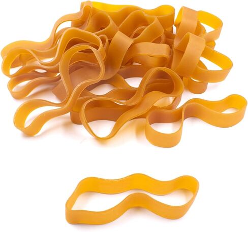 24 قطعة من الأربطة المطاطية عالية المرونة، 6.3 × 0.8 بوصة، أربطة مطاطية واسعة وسميكة كبيرة وقوية شديدة التحمل للمكتب والمنزل والمدرسة والصناعية والتخييم في الهواء الطلق والصيد والبقاء in Kuwait