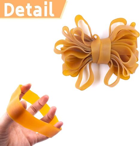 24 قطعة من الأربطة المطاطية عالية المرونة، 6.3 × 0.8 بوصة، أربطة مطاطية واسعة وسميكة كبيرة وقوية شديدة التحمل للمكتب والمنزل والمدرسة والصناعية والتخييم في الهواء الطلق والصيد والبقاء in Kuwait