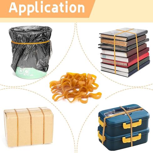 24 قطعة من الأربطة المطاطية عالية المرونة، 6.3 × 0.8 بوصة، أربطة مطاطية واسعة وسميكة كبيرة وقوية شديدة التحمل للمكتب والمنزل والمدرسة والصناعية والتخييم في الهواء الطلق والصيد والبقاء in Kuwait