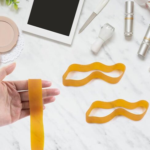 24 قطعة من الأربطة المطاطية عالية المرونة، 6.3 × 0.8 بوصة، أربطة مطاطية واسعة وسميكة كبيرة وقوية شديدة التحمل للمكتب والمنزل والمدرسة والصناعية والتخييم في الهواء الطلق والصيد والبقاء in Kuwait