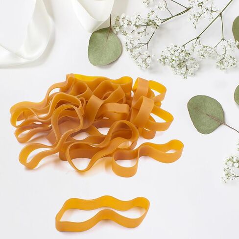 24 قطعة من الأربطة المطاطية عالية المرونة، 6.3 × 0.8 بوصة، أربطة مطاطية واسعة وسميكة كبيرة وقوية شديدة التحمل للمكتب والمنزل والمدرسة والصناعية والتخييم في الهواء الطلق والصيد والبقاء in Kuwait