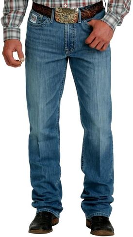 جينز رجالي من Cinch باللون الأبيض مقاس 36x32 in Kuwait