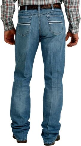 جينز رجالي من Cinch باللون الأبيض مقاس 36x32 in Kuwait