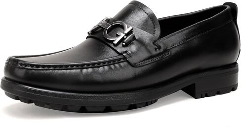 Casual Dress Shoes for Men, Premium Formal Buckle Dress Loafers Business Slip-on Penny Loafer for Mens in Saudi Arabia