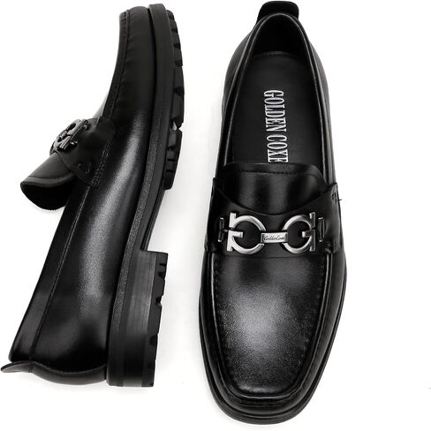 Casual Dress Shoes for Men, Premium Formal Buckle Dress Loafers Business Slip-on Penny Loafer for Mens in Saudi Arabia
