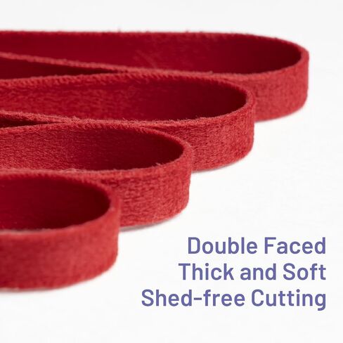 Red Velvet Ribbon Double Faced 3/8 Inch x 30 Yard Red Vintage Velvet Christmas Ribbon for Christmas Tree Crafts Wreath Gift Wrapping Bow Making and Wedding Decoration in Kuwait