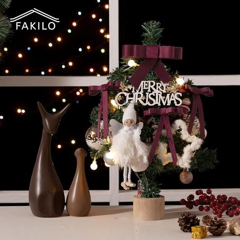 Red Velvet Ribbon Double Faced 3/8 Inch x 30 Yard Red Vintage Velvet Christmas Ribbon for Christmas Tree Crafts Wreath Gift Wrapping Bow Making and Wedding Decoration in Kuwait