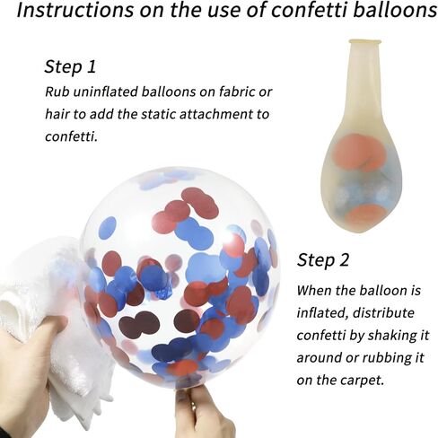 طقم بالونات RUBFAC 140 قطعة باللونين الأحمر والأبيض والأزرق، بالونات الرابع من يوليو، لوازم حفلات التخرج، قوس بالونات وطني لديكورات الحفلات البحرية in Kuwait