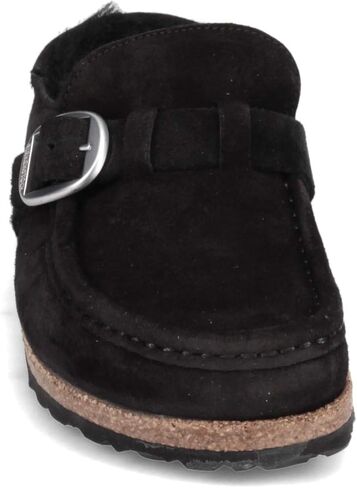 Birkenstock Women's, Buckley Shearling Clog - Narrow Width Black 36 M in Saudi Arabia