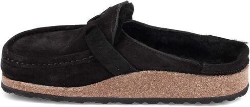 Birkenstock Women's, Buckley Shearling Clog - Narrow Width Black 36 M in Saudi Arabia