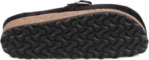 Birkenstock Women's, Buckley Shearling Clog - Narrow Width Black 36 M in Saudi Arabia