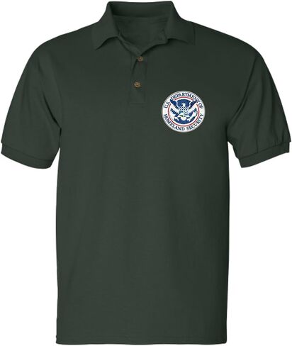 ALLNTRENDS Men's Polo T Shirt US Homeland Security Embroidered USA Shirt in Saudi Arabia