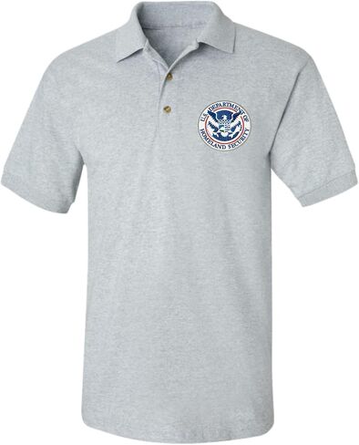 ALLNTRENDS Men's Polo T Shirt US Homeland Security Embroidered USA Shirt in Saudi Arabia