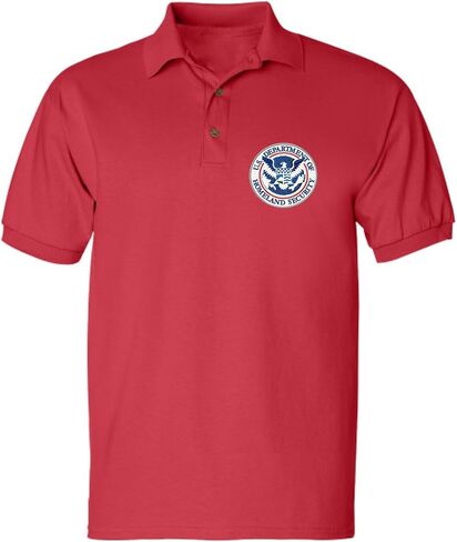 ALLNTRENDS Men's Polo T Shirt US Homeland Security Embroidered USA Shirt in Saudi Arabia