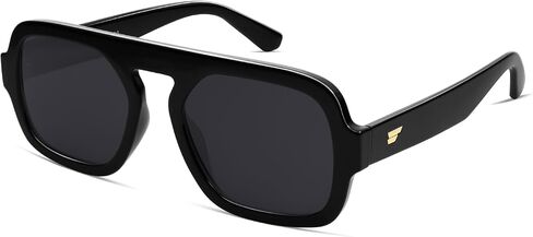 VANLINKER Retro Square Aviator Sunglasses for Women Men 70s Vintage Style Trendy Flat Top Rectangle Sun Glasses VL9826 in Saudi Arabia