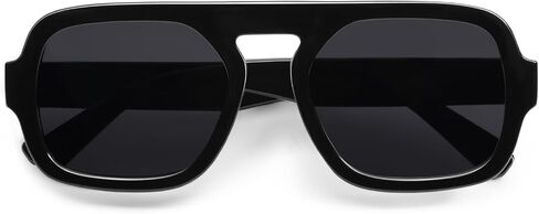 VANLINKER Retro Square Aviator Sunglasses for Women Men 70s Vintage Style Trendy Flat Top Rectangle Sun Glasses VL9826 in Saudi Arabia