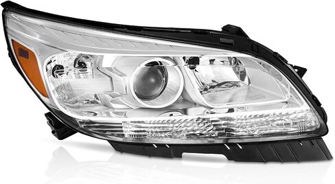 for 2013 2014 Malibu Eco / 2013-2015 Chevy Malibu (LT, LTZ) Headlights, Headlamp Replacement for 13-14 Malibu Eco / 13-15 Chevy Malibu (LT, LTZ) Chrome Housing Amber Reflector Left Side in Saudi Arabia