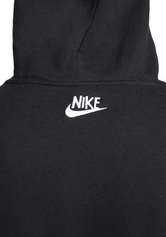 Nike Sportswear Men's Club Fleece Hoodie (as1, alpha, x_l, regular, regular, Black/White Embroidered Big Nike) in Saudi Arabia