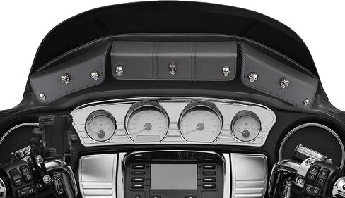 Batwing Fairing 3 Pocket Batwing Fairing Storage Windshield Bag Compatible with 1996-2013 Harley Electra Glide Street Glide in Saudi Arabia