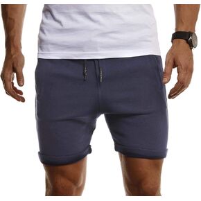 Leif Nelson Men's Jogging Shorts, Short Training Pants, Sports Pants, Slim fit LN8316