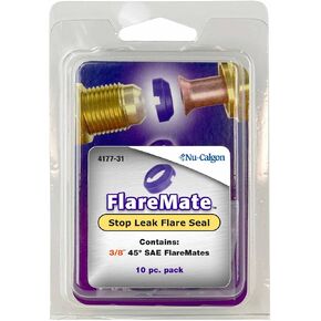 Nu-Calgon 4177-31 Includes Size 3/8" FlareMate Stop Leak Flare Seal 10 pc. Pack