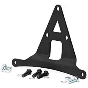 Rough Country License Plate Relocation Kit for 97-06 Jeep Wrangler TJ - 10510 Black