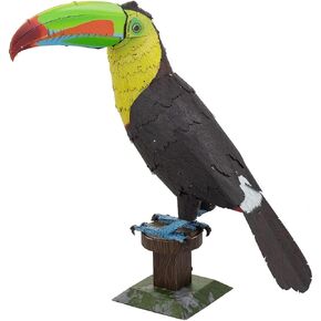 Metal Earth Keel Billed Toucan 3D Metal Model Kit Fascinations