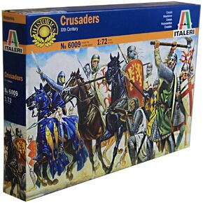 Italeri 8001283860093 510006009-1:72 The Crusaders 11th Century, Silver